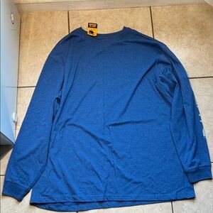 Carhartt Men's Deep Blue Long Sleeve Tee